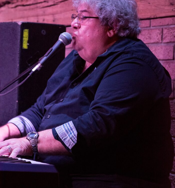 Fred DiCesare, piano, Lyin' Eyes