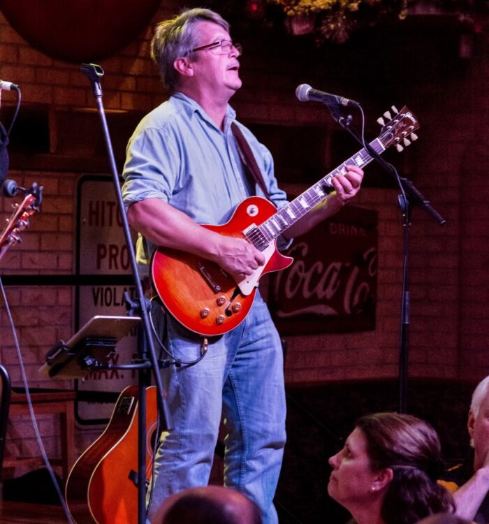 Dave Sallade, lead guitar, vocals, Lyin' Eyes