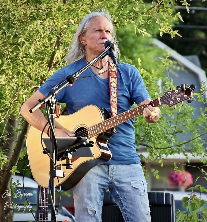 Don Mancuso, guitar, vocals, Lyin' Eyes